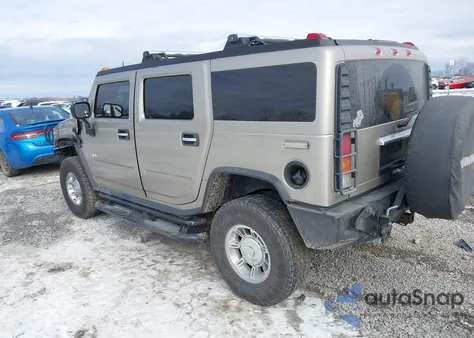 2003 Hummer H2 from USA, damaged, VIN 5GRGN23U93H123990